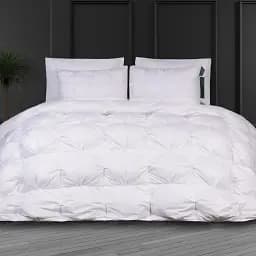 Набір MirSon пуховий №10001 Imperial Brilliance зима ковдра 200х220 см + 2 подушки білий (2200010810707)