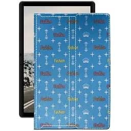 Чохол StatusCASE з екошкіри для планшету Sigma Tab A1015 Фешн блакитний