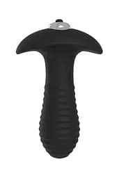 Анальная пробка с вибрацией Dream Toys Spiral Plug 9 см (черный)