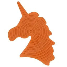 Детская развивающая доска для сенсорной активности "Единорог" GS0108 двусторонняя Оранжевый