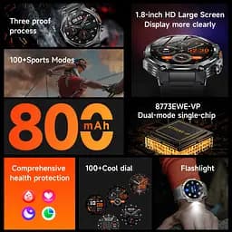 Годинник Smart Surf X Pro Silver Steel, 2 ремінця - мініатюра 7