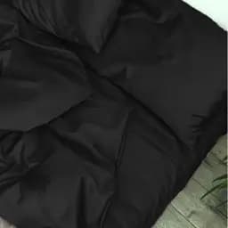 Комплект дитячої постільної білизни MirSon Satin Light Pro 10-006 Black 110х140 см чорний (2200010171518) - мініатюра 2