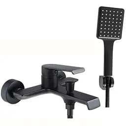 Смеситель для ванны Rea Hass настенный black REA-B9967 Черный маовый