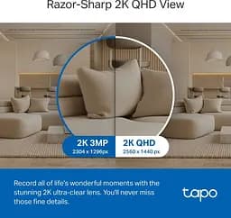 IP-Камера Tapo C220 4MP N300 microSD motion detection TP-Link teh0016037 - мініатюра 6