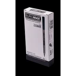 Маркер Buromax Jobmax водостійкий 0.6 мм чорний  (BM.8701-01)   - мініатюра 3