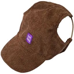 Кепка Hat-Dog 5/XL вельвет шоколад з регульованою затяжкою 372