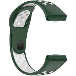 Ремінець DK для Xiaomi Redmi Watch 3 Active / 3 Lite Silicone Sport Band Nike (green / white) - мініатюра 2