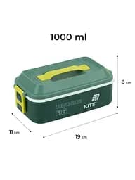 Ланчбокс KITE 1000 мл зелений (K25-1183-3) - мініатюра 2