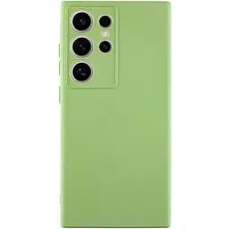 Чохол Lakshmi Silicone Cover Full Camera (A) для Samsung Galaxy S24 Ultra Зелений / Pistachio