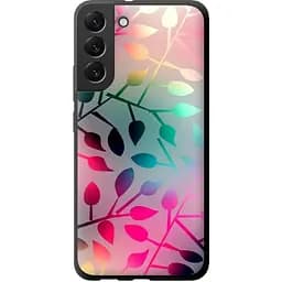 Чохол EndorPhone чорний Samsung Galaxy S22 Plus Листя (2235b-2495-26985)