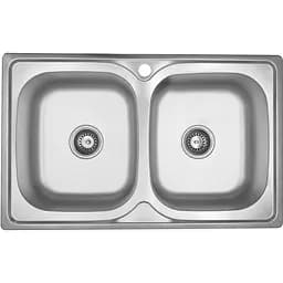 Кухонная мойка Kroner KRP Satin - 5080Z (7948Z) (0,8 мм) (CV025445)