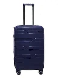 Валіза середня M поліпропілен Milano bag 0306 65×42×28см 56л Темно-синій