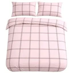 Пододеяльник Ecotton Евро фланель Pink 210х220 см светло-розовый (25551)