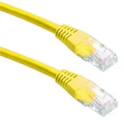 Патч-корд UTP Cablexpert літий, 50u штекер із засувкою, 5 м, жовтий (PP12-5M/Y)