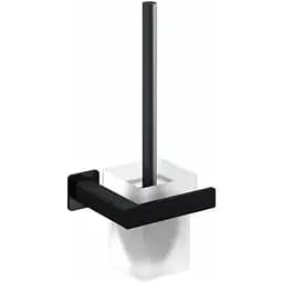 Йоржик для унітазу Omnires Nelson black mat NL80620BL, Чорний матовий