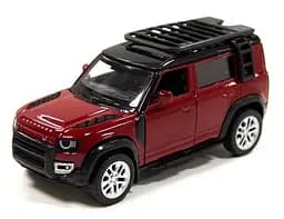 Іграшка Машина Land Rover Defender 110 Автопром 68416 Бордовий shop (6906231362495)