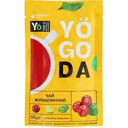 Чай Yogoda Клюквенный, концентрированный, 50 г (892645)
