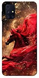 Чехол itsPrint Red sparkles Horse для Samsung Galaxy M31s