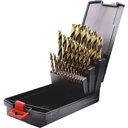 Набір свердел спіральних Wurth HSCo, DIN 338 (D1-13) крок 0.5 25 шт. RED STRIPE (арт. 0617400004)