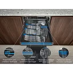 Посудомийна машина Electrolux Electrolux вбудована, 10 комплектів Е, 45 см, дисплей, інвертор,чорний - мініатюра 8