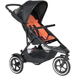 Універсальний біговий візок 2 в 1 Phil&Teds Sport + вкладка, кораловий