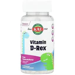 Вітамін D для дітей KAL Vitamin D-Rex, 90 жувальних таблеток - Жуйка