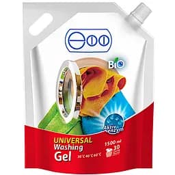 Універсальний рідкий засіб EFF Universal Washing Gel ВІО для автоматичного та ручного прання білизни 1.5 л