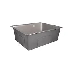 Кухонна мийка Lidz H6050G 3.0/0.8 мм Brush Grey (LDH6050GPVD3008), Сірий - мініатюра 3