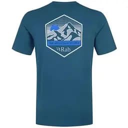 Футболка Rab Stance Mountain Peak Tee Blue XL (1033-RB QCB-66-TMB-XLG) - мініатюра 2