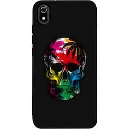 Чехол-накладка Toto Matt TPU 2 mm Print Case Xiaomi Redmi 7A #29 Skull Black