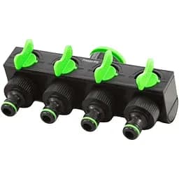 Кран кульовий Presto-PS на 4 виходи (4006)