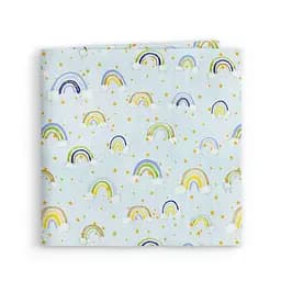 Пелюшки муслінові Cosas Rainbow 75x100 см, блакитні - мініатюра 2