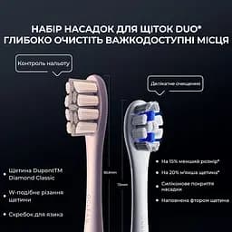 Електрична зубна щітка Oclean X Pro Digital Set Electric Toothbrush Champagne Gold - мініатюра 8