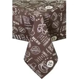 Скатерть Прованс Brown Breakfast 180х136 см коричневая (11063)