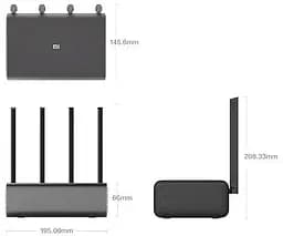 Роутер маршрутизатор Xiaomi Mi WiFi Router Pro R3P DVB4206CN - мініатюра 5