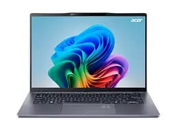 Ноутбук Acer Swift Go 14 AI SFG14-01 14.5' WQXGA IPS, Quallcomm X1P-42100, 16GB, F1TB, UMA, Win11, сірий (NX.KYXEU.005)