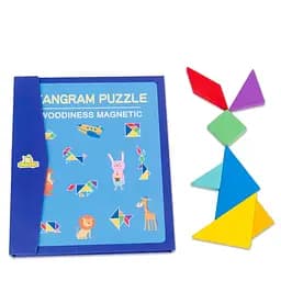 Деревянная игрушка Пазлы на магнитной доске, MD2559 (в ассортименте)