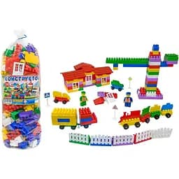 Конструктор детский Promtex большие детали 180 элементов 4014