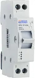 Ручной переключатель ввода (I‑0‑II) 1P 63A RPV АСКО‑УКРЕМ (A0010220004)