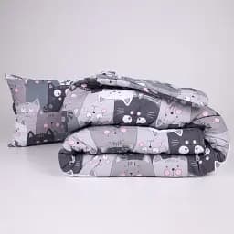 Набір MirSon №1302 Сolor Fun Line Hendri Вовна 140 х 205 см сірий (2200010873511)