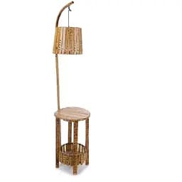 Торшер дерев'яний зі столиком BKL-302F/1