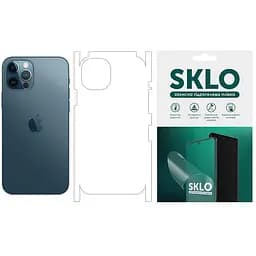 Захисна гідрогелева плівка SKLO (тил+грани) для Apple iPhone 13 mini (5.4) (Прозорий)