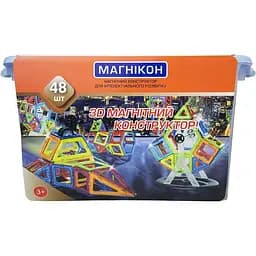 3D магнитный конструктор Магнікон, 48 элементов (МК-48)
