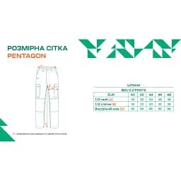 Штани Pentagon BDU 2.0 40 Black - мініатюра 9