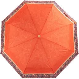 Женский складной зонтик механический Art Rain 96 см оранжевый