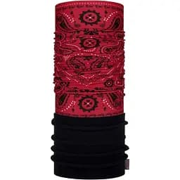 Шарф-труба Buff Polar, New Cashmir Red Черный-Красный