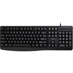 Клавіатура AOC KB120B USB UA Black (KB120B/97) - мініатюра 1