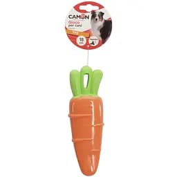 Игрушка для собак Camon морква с пищалкой, 18 см