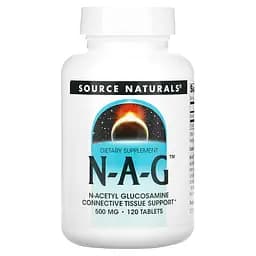 N-ацетилглюкозамин Source Naturals NAG 500 мг 120 таблеток