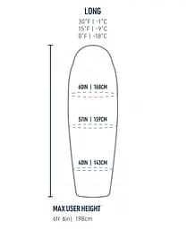 Спальник Sea To Summit Trek -9C/15F Long L лівий Snorkel Blue (1033-STS ASL041172-210204) - мініатюра 12
